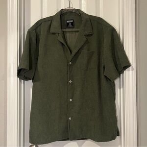 Olive Green Men's Shirt